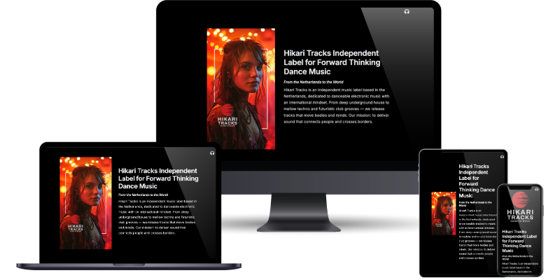 Hikari Tracks website